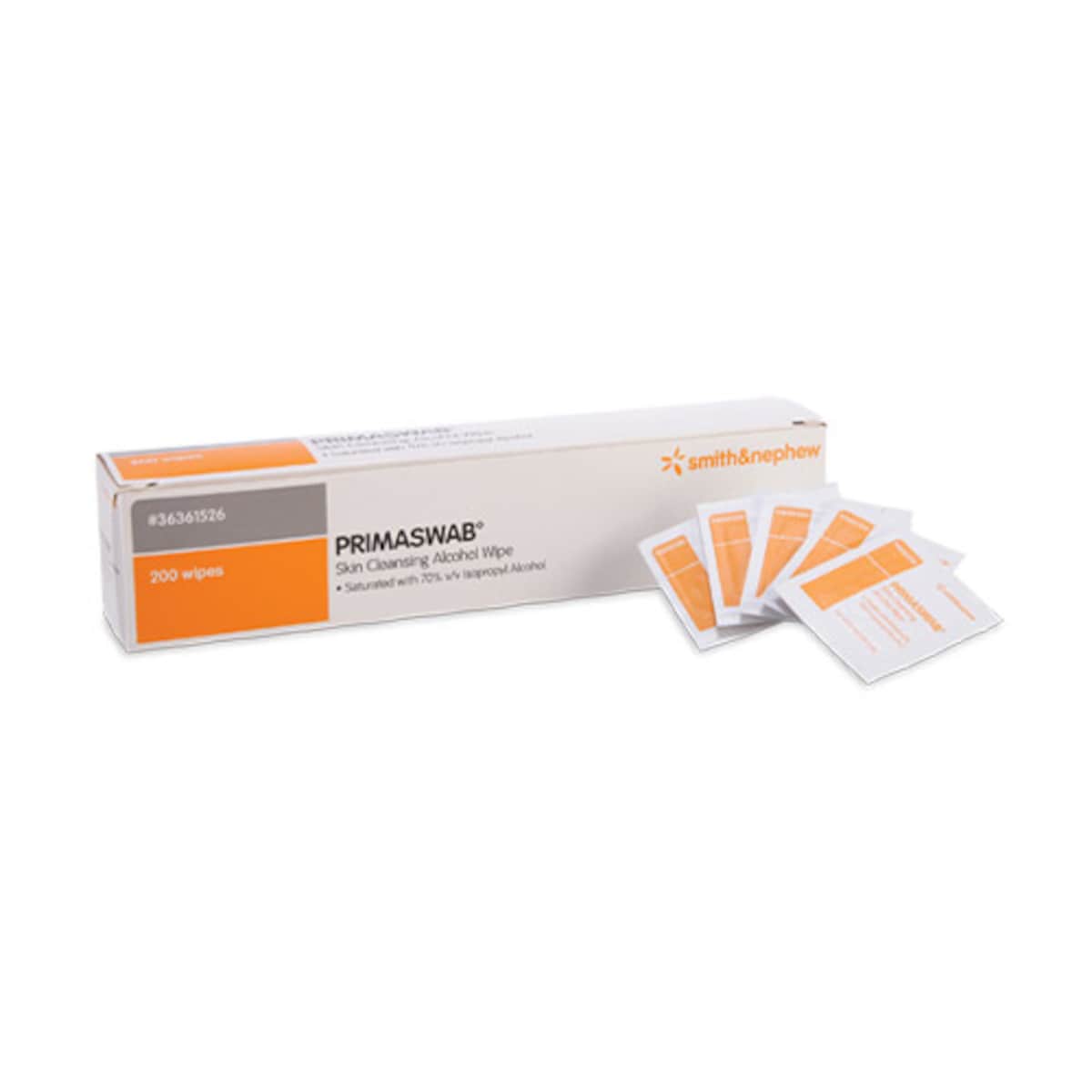 Smith & Nephew Primaswab Skin Cleansing Alcohol Wipes 200 Pack