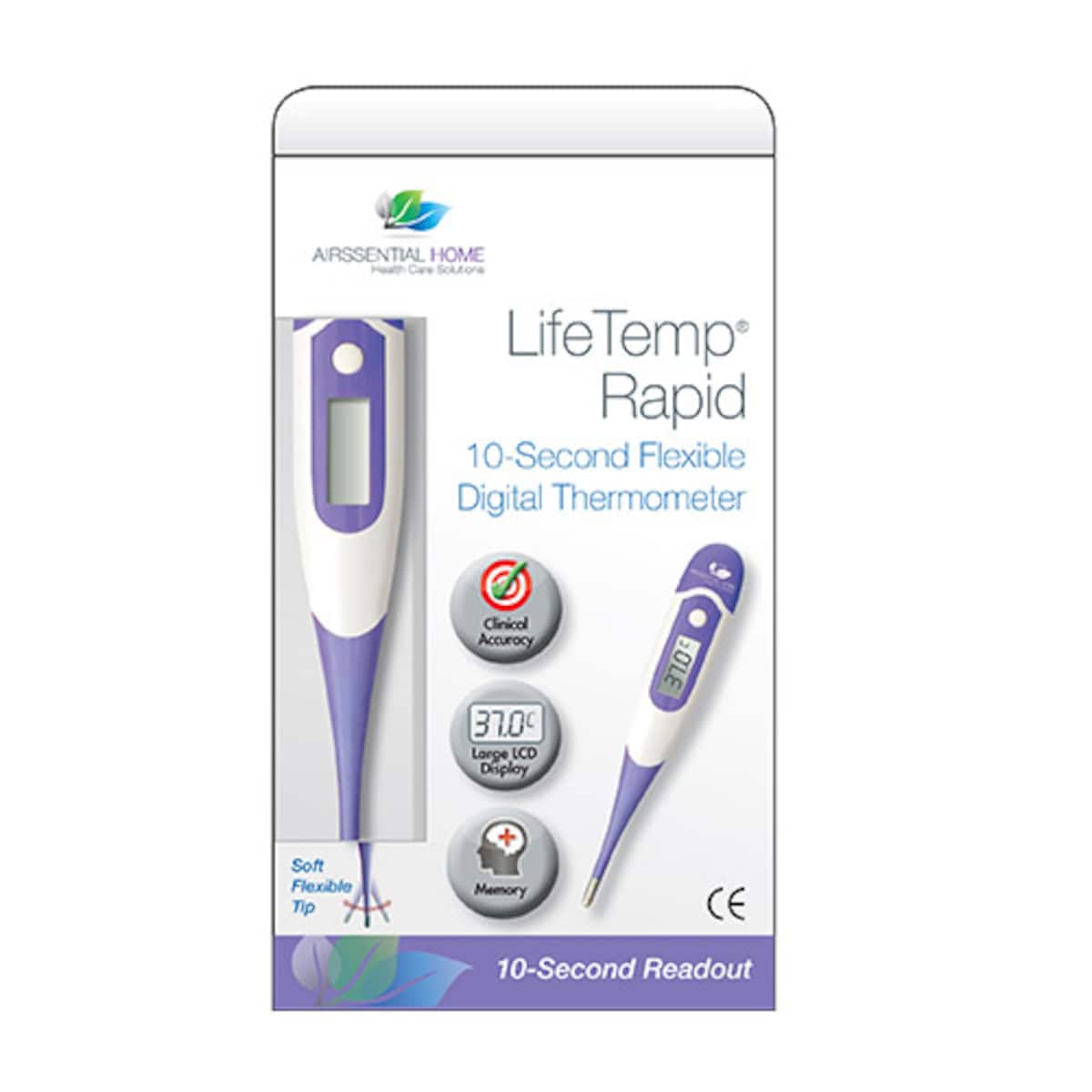 Airssential LifeTemp Rapid 10 Second Digital Thermometer
