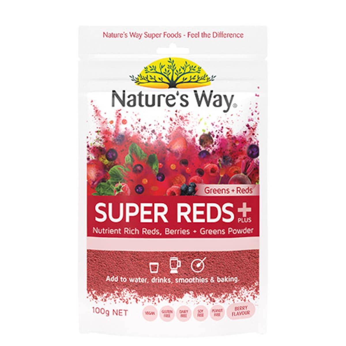Nature's Way Super Reds Plus Greens 100g