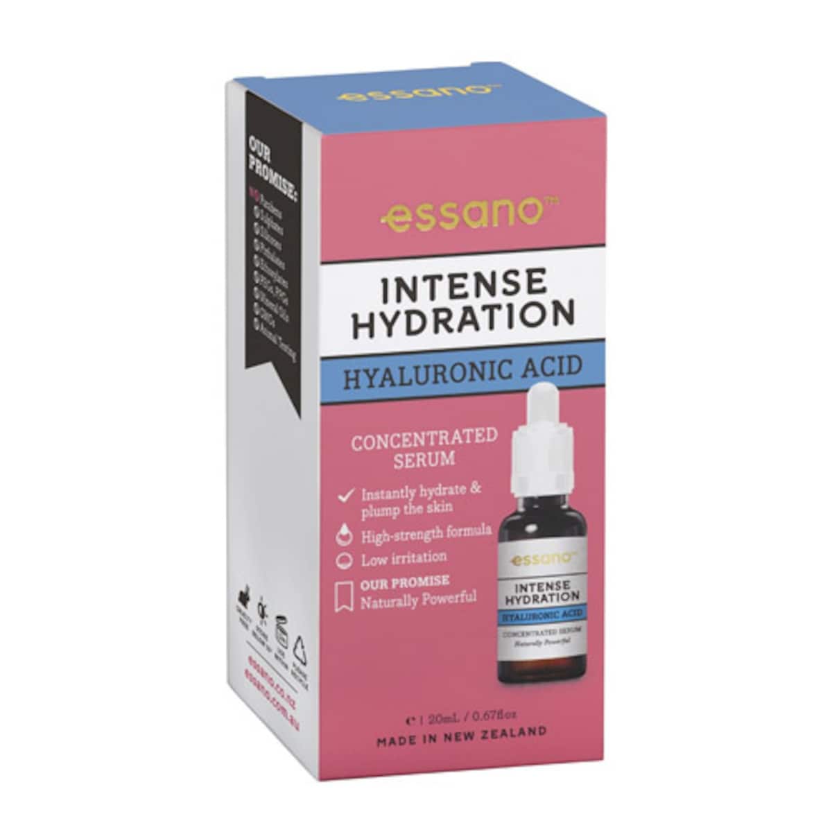 Essano Intense Hydration Hyaluronic Acid Serum 20ml