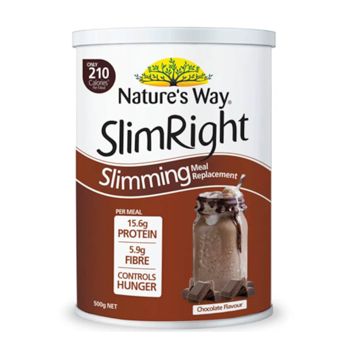 Nature's Way Slimright Slimming Meal Replacement Shake Chocolate 500g