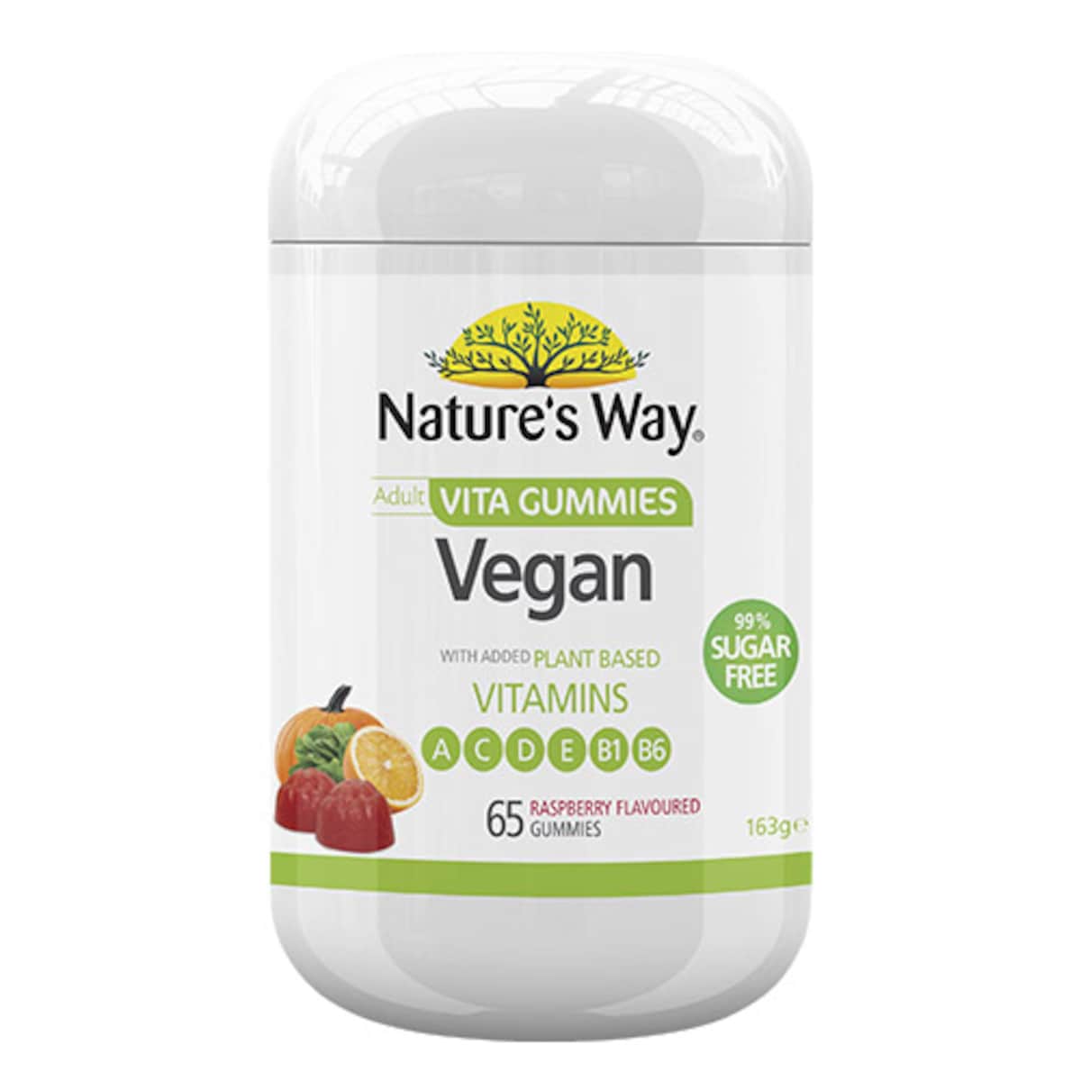 Natures Way Adult Vita Gummies Vegan Vitamins 99% Sugar Free 65 Pack