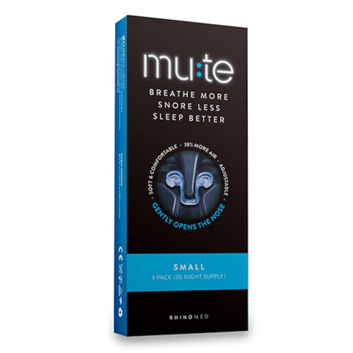 Mute Snoring Device Small - 3 Pack/30 Nights