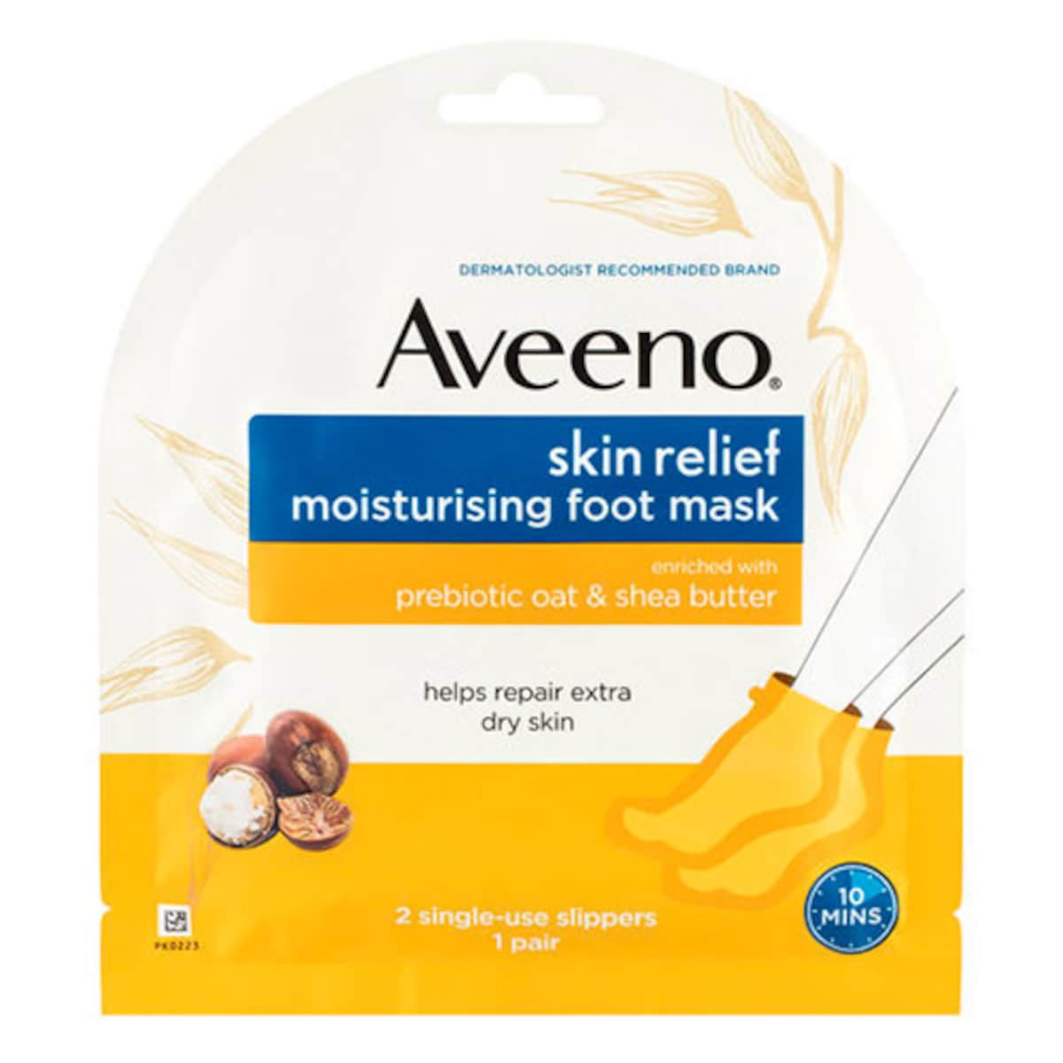 Aveeno Skin Relief Moisturising Foot Mask 1 Pack