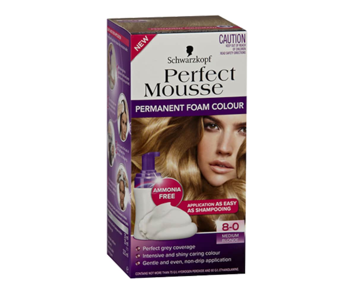 Schwarzkopf Perfect Mousse Foam Colour Medium Blonde 8-0