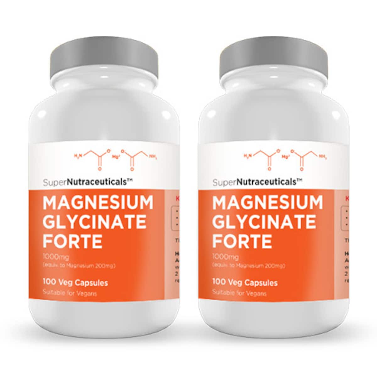 SuperNutraceuticals Magnesium Glycinate 1000mg Capsules 200 {Compounded}