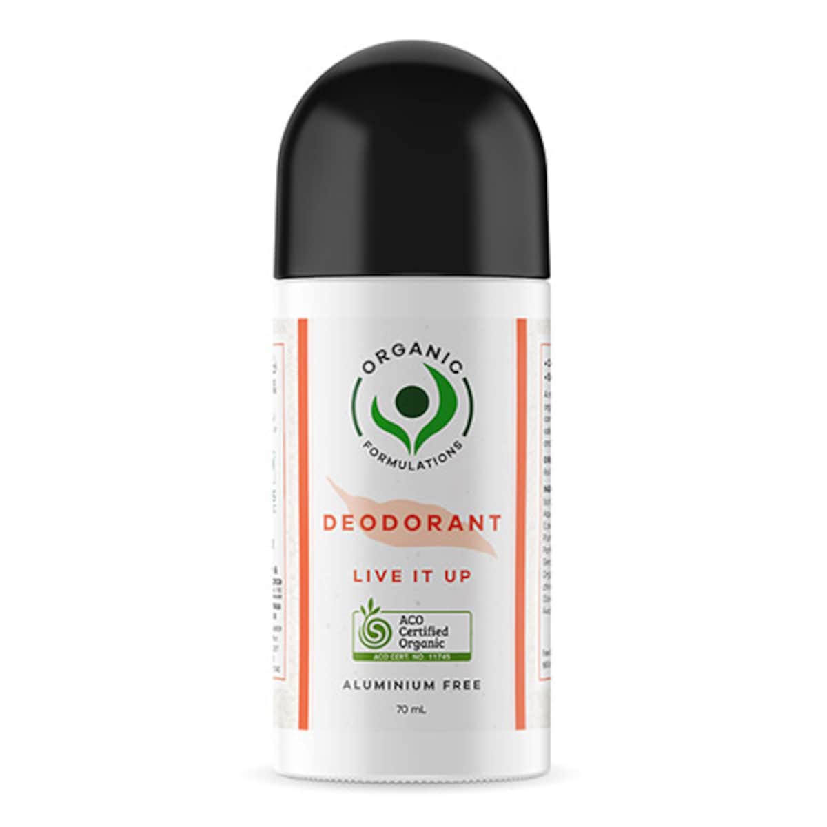 Organic Formulations Live It Up Deodorant 70ml