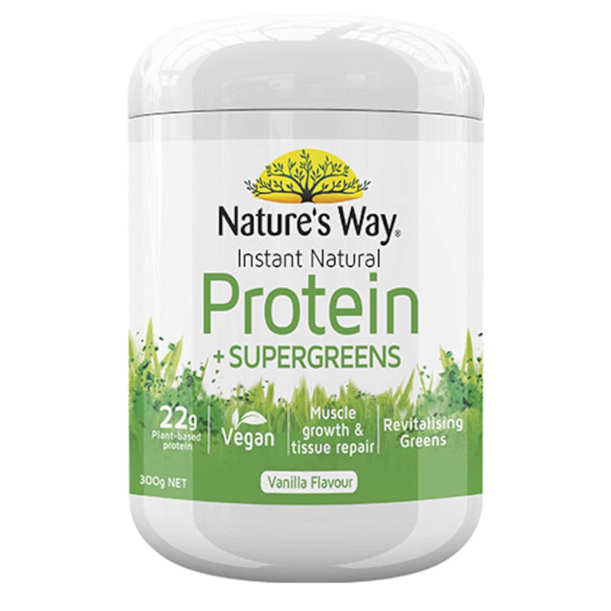 Nature's Way Instant Natural Protein with Supergreens 300g