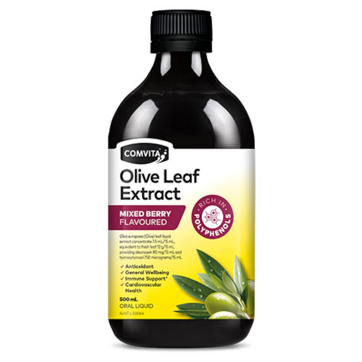 Comvita Olive Leaf Extract Mixed Berry 500ml