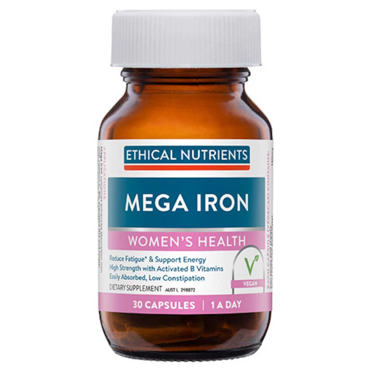 Ethical Nutrients Mega Iron 30 Capsules