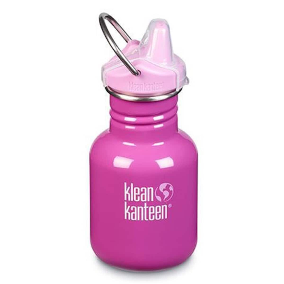Klean Kanteen Kids Classic 355ml Sippy Cap Bottle Bubble Gum