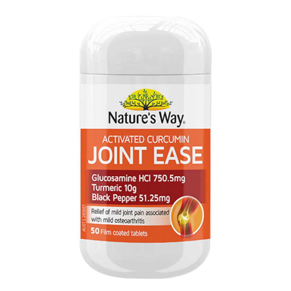 Nature's Way Activated Curcumin Joint Ease 50 Tablets