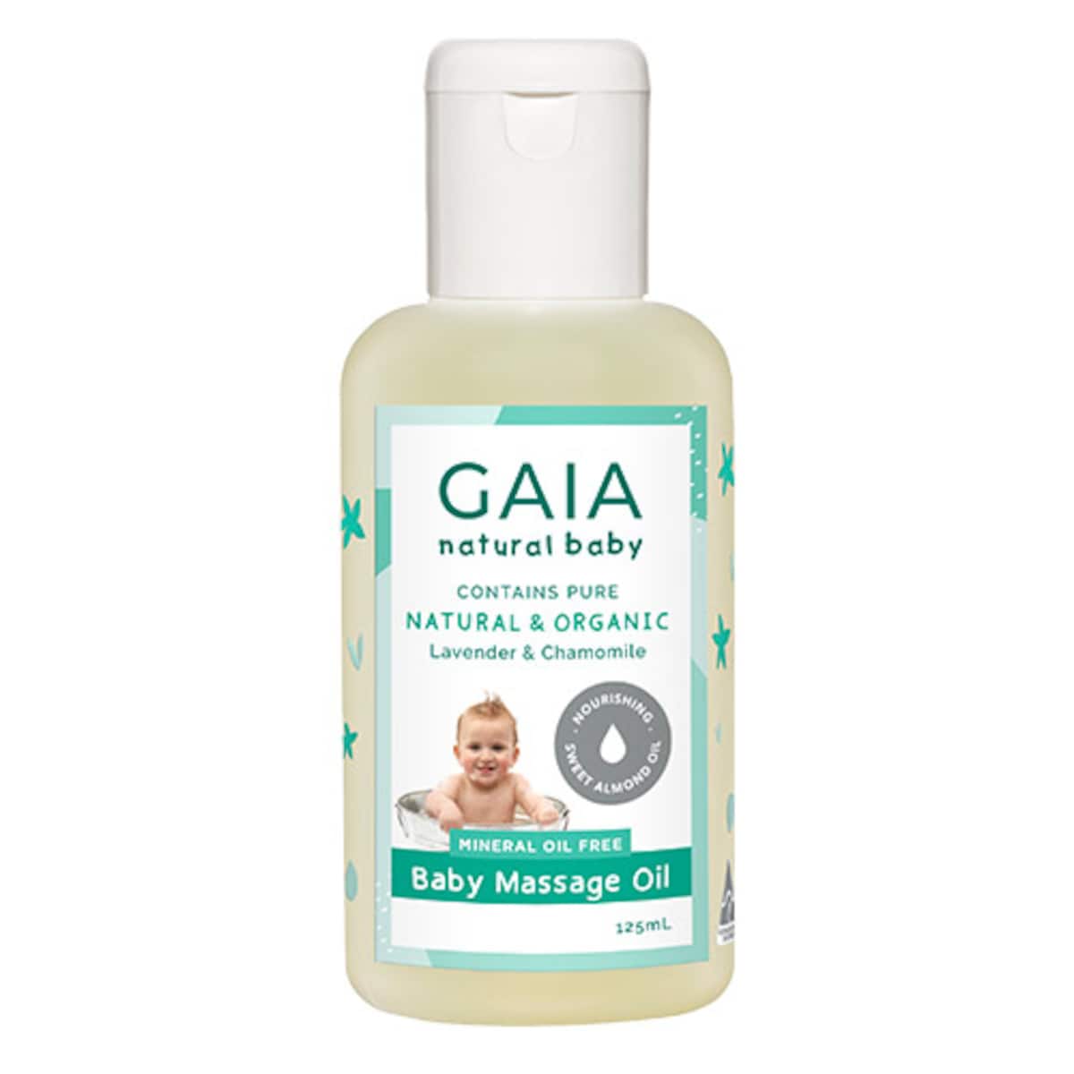 Gaia Natural Baby Massage Oil 125ml