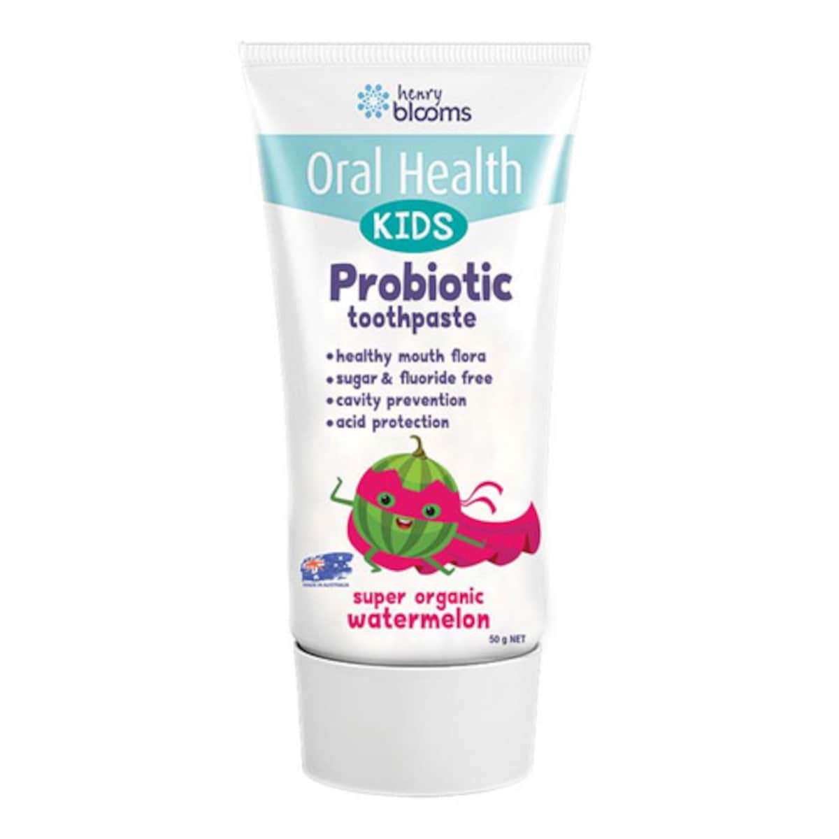 Henry Blooms Kids Probiotic Toothpaste Watermelon 50g