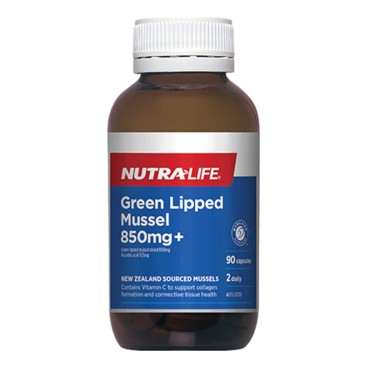 Nutra-Life Green Lipped Mussel 850mg+ 90 Capsules