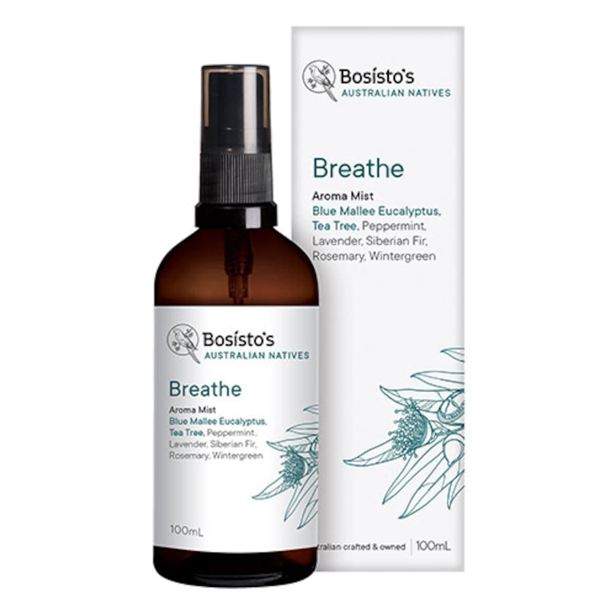 Bosisto's Natives Breathe Aroma Mist 100ml