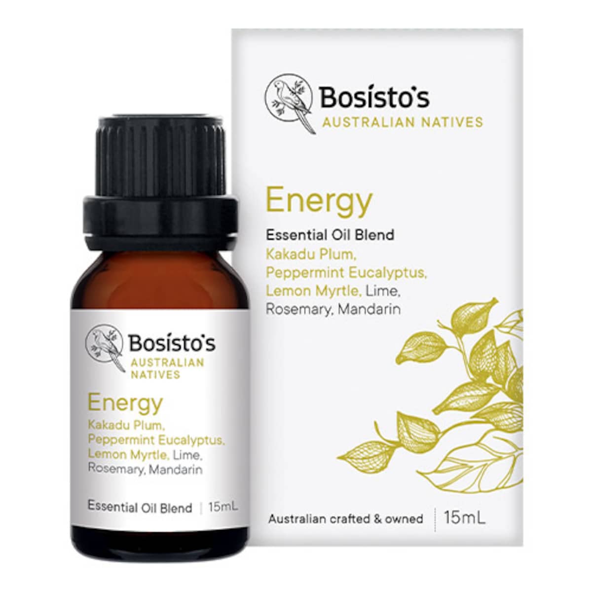 Bosisto's Natives Energy Oil 15ml