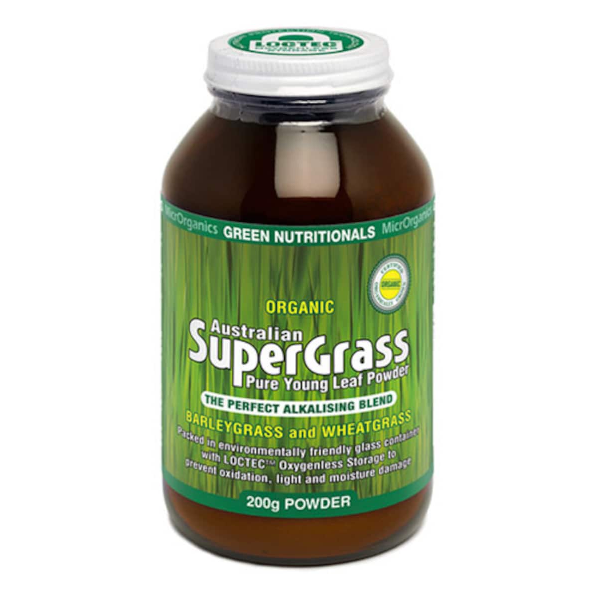 Green Nutritionals Organic Supergrass Powder 200g