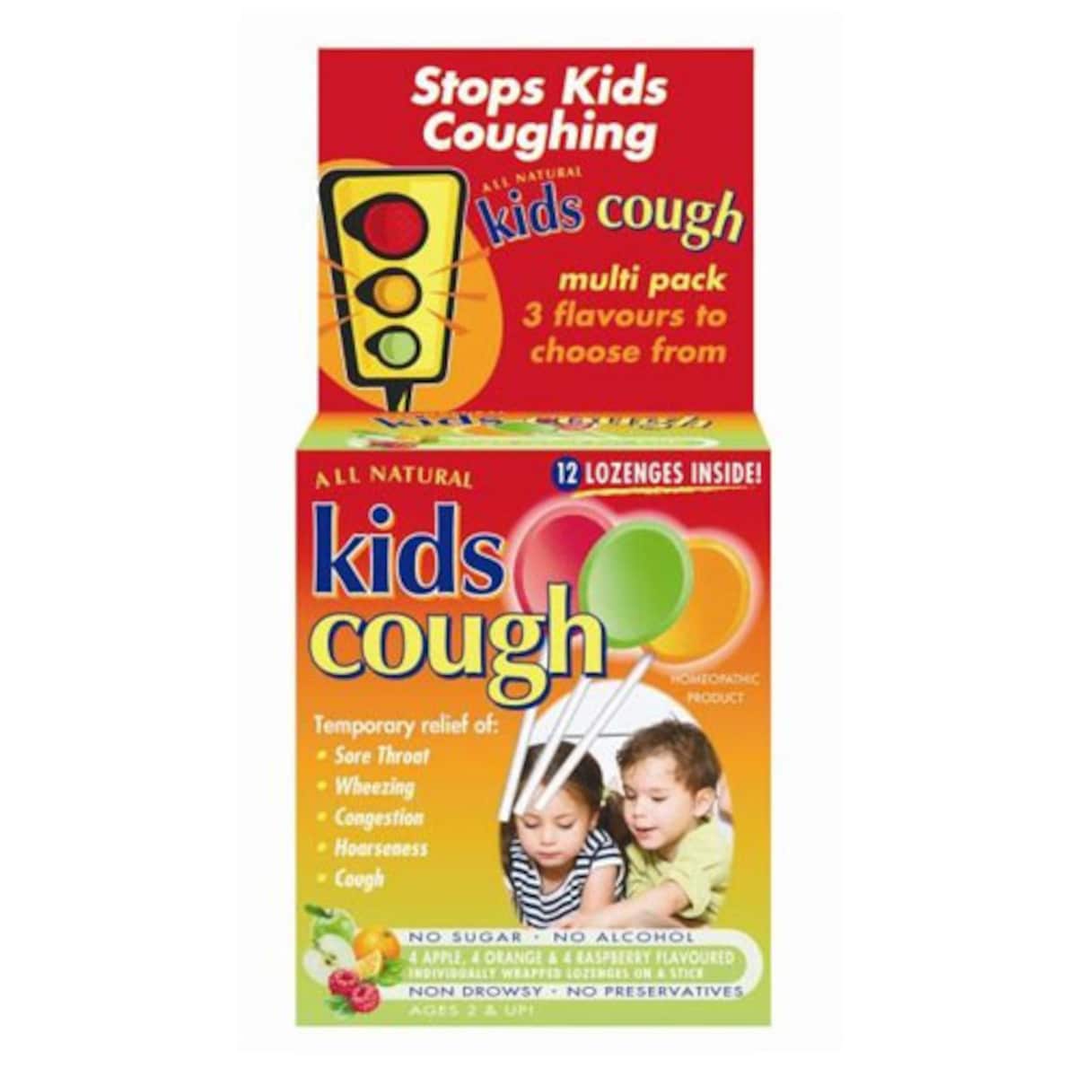 Key Sun Zinke Kids Cough Multipack 12 Lozenges
