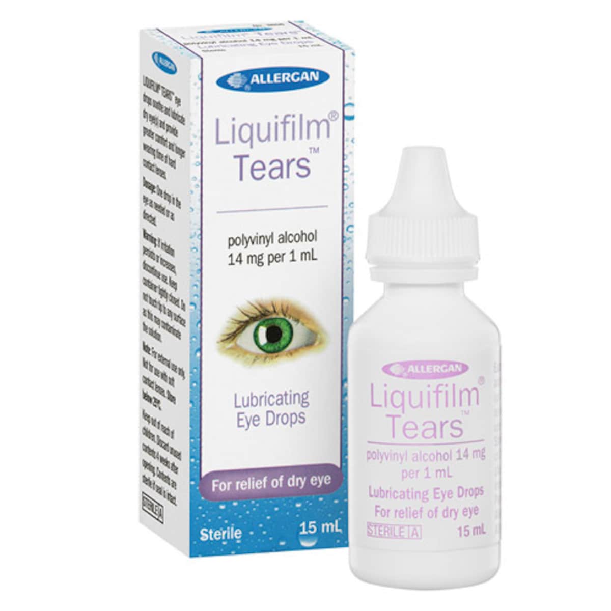 Liquifilm Tears Lubricating Eye Drops 15ml