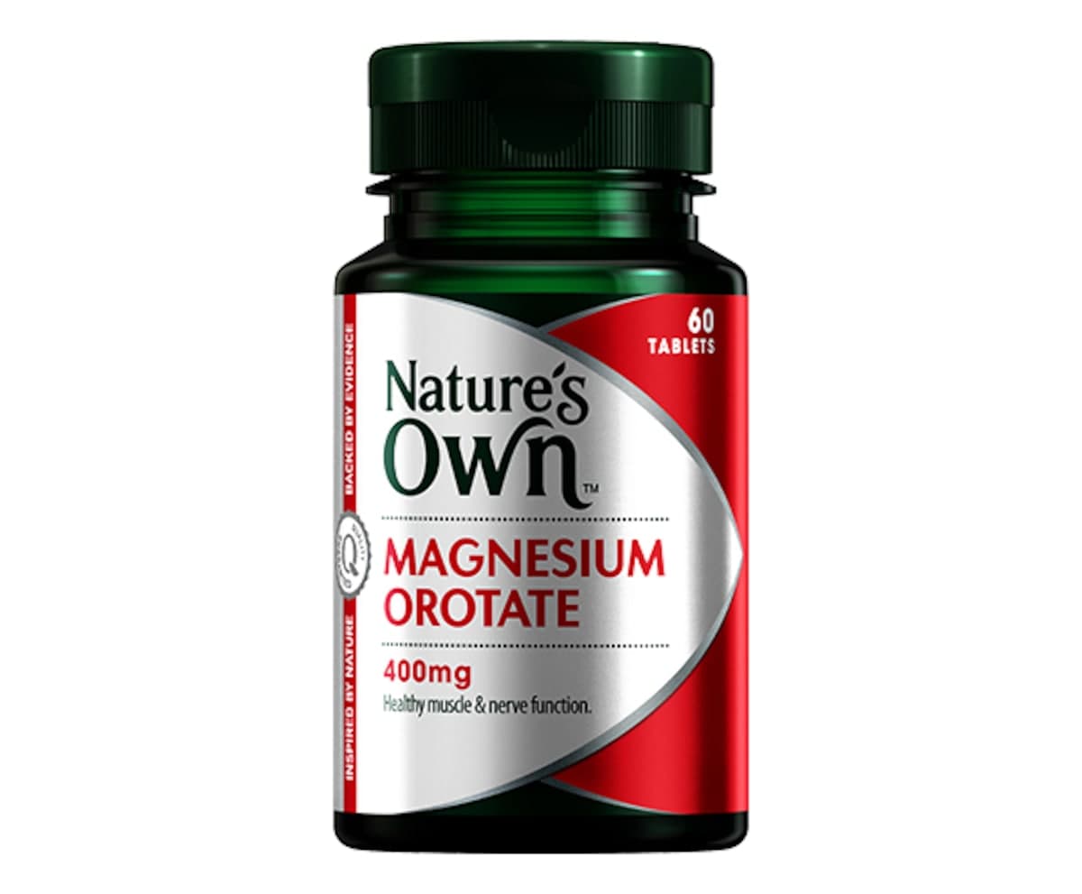 Natures Own Magnesium Orotate 400mg 60 Tablets