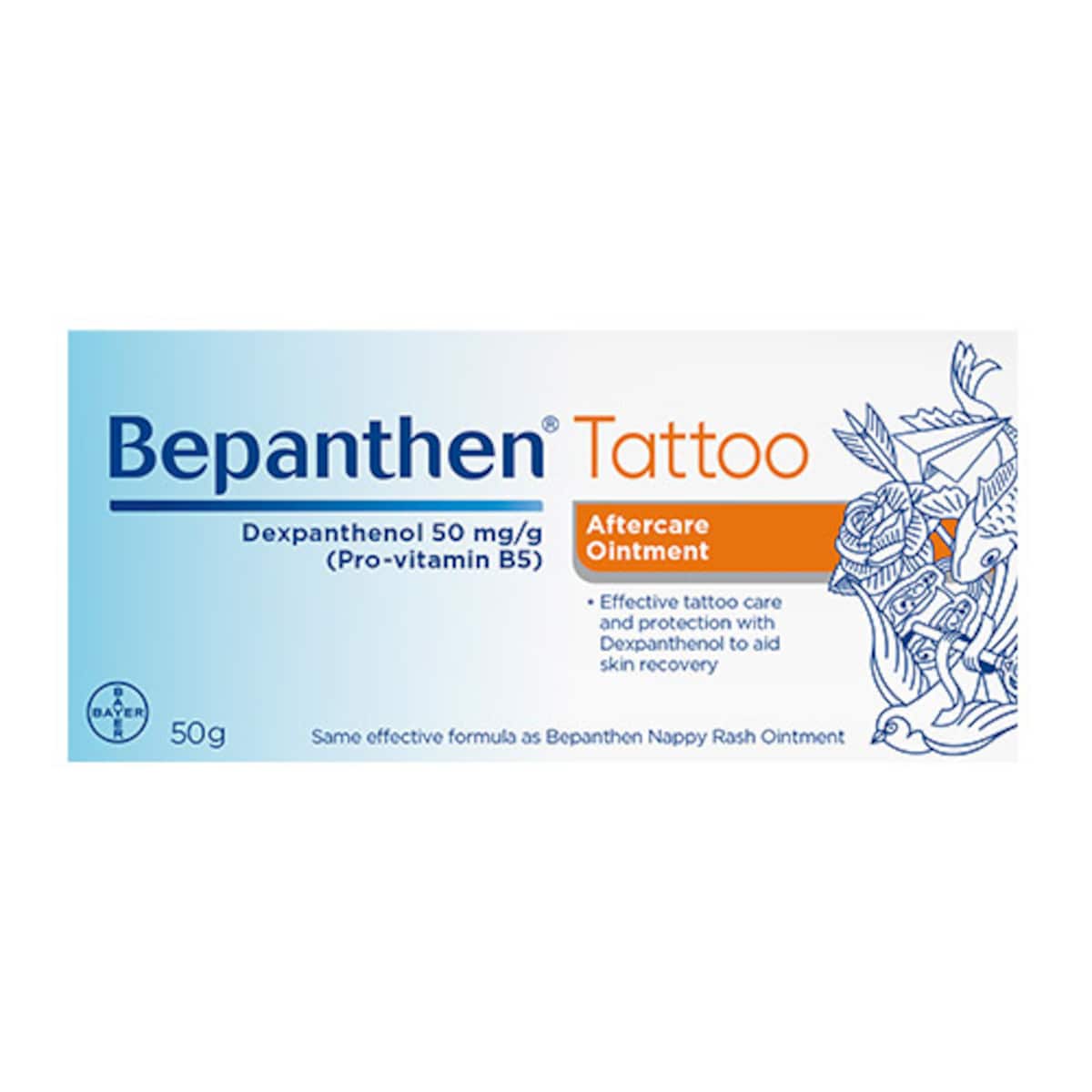 Bepanthen Tattoo Aftercare Ointment 50g