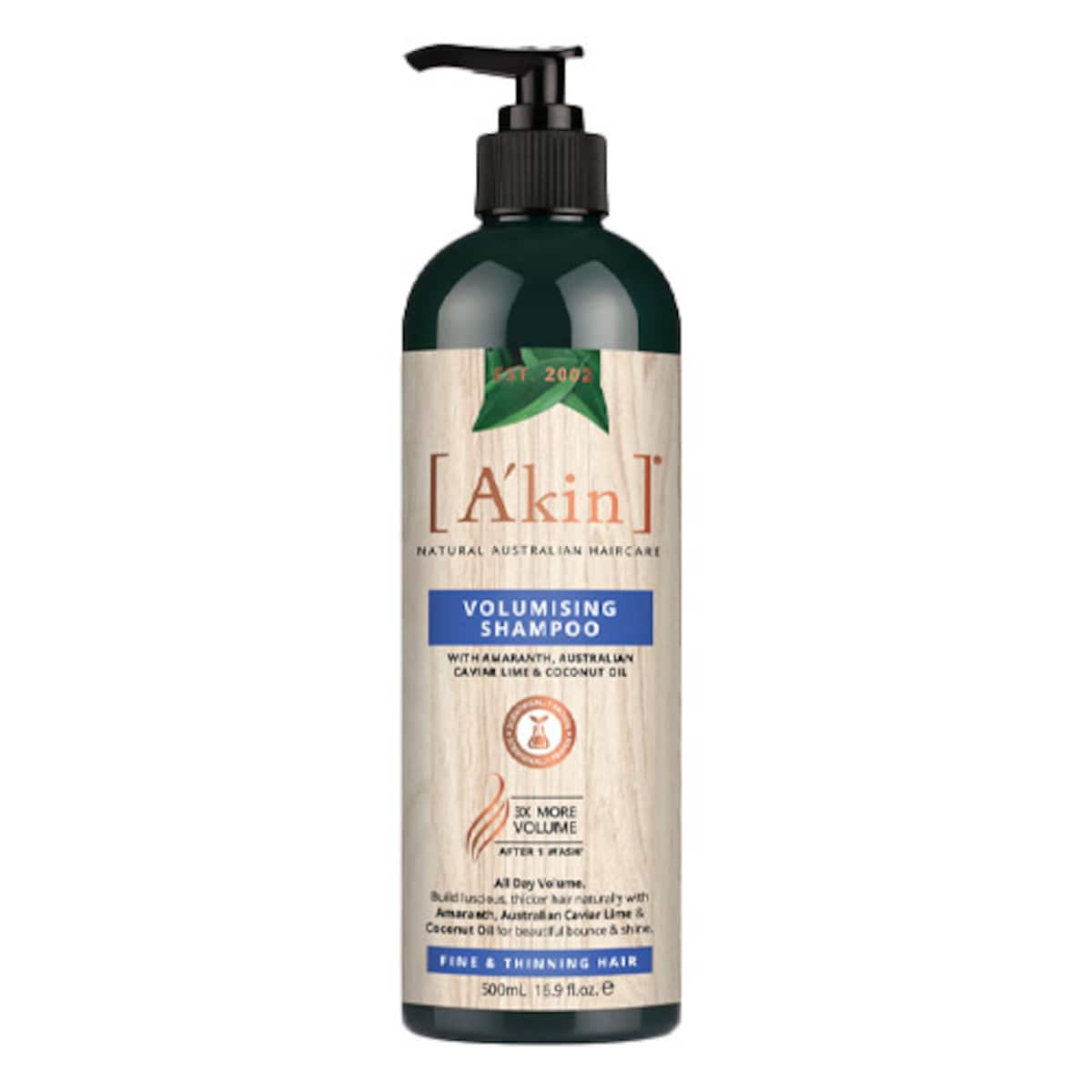 Akin Volumising Shampoo 500ml