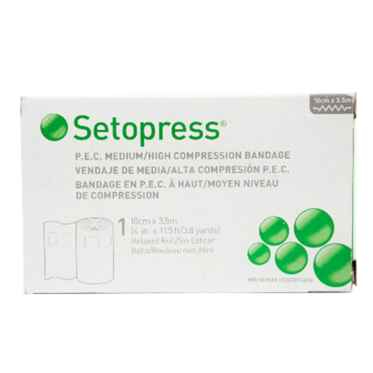 Setopress High Compression Bandage 3505 10cm x 3.5m