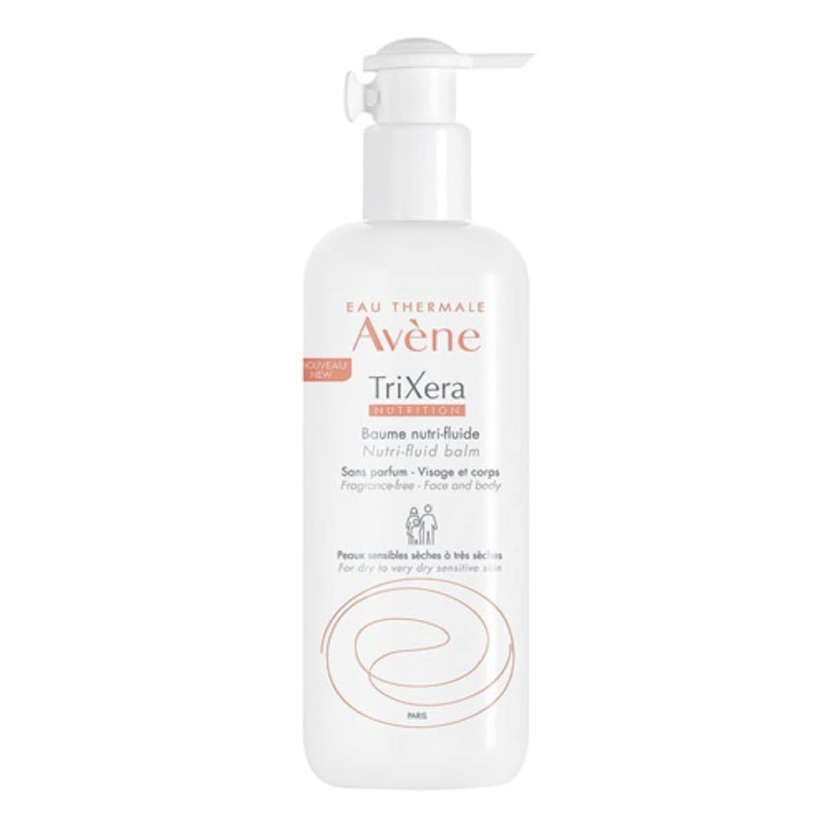 Avene TriXera Nutrition Nutri-fluid Balm 400ml