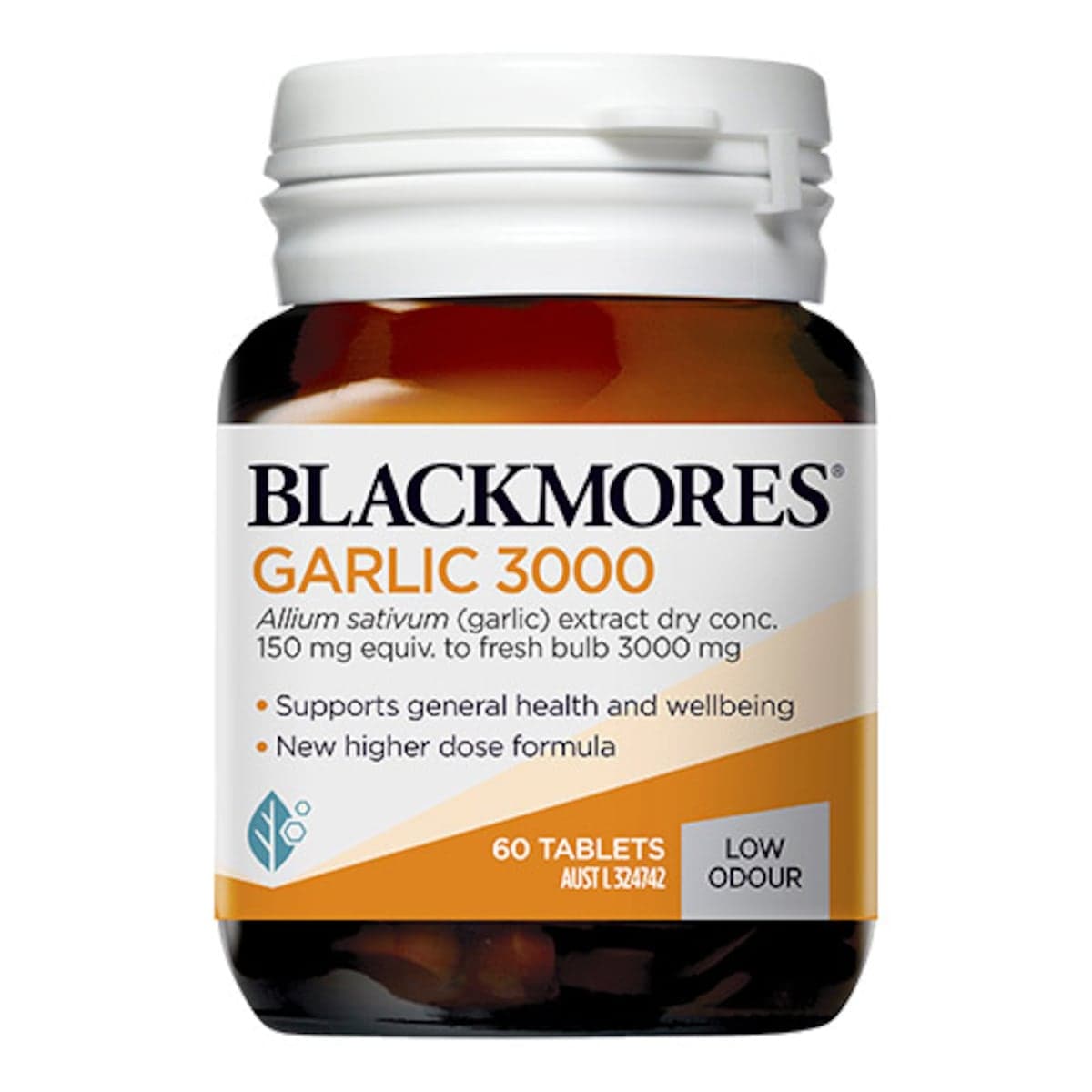 Blackmores Garlic 3000 Low Odour 60 Tablets