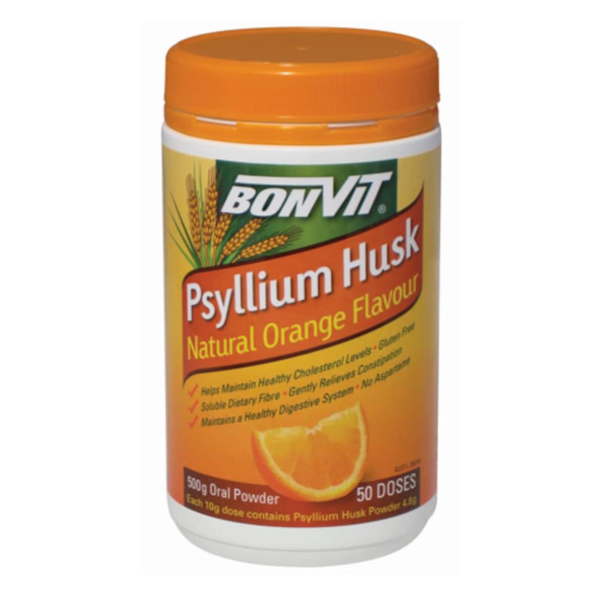 Bonvit Psyllium Husk Powder Orange Flavour 500g