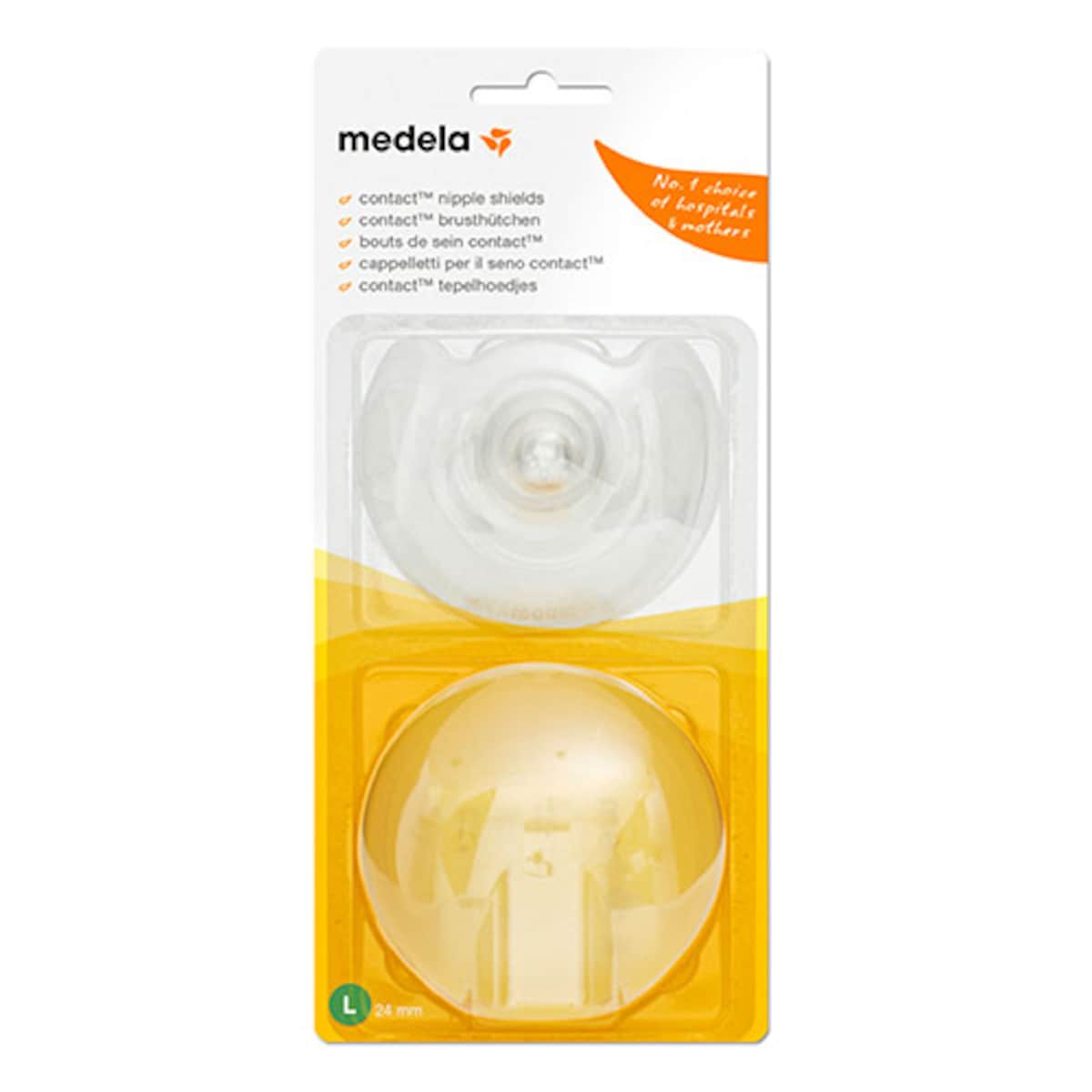 Medela Contact Nipple Shields Large 1 Pair