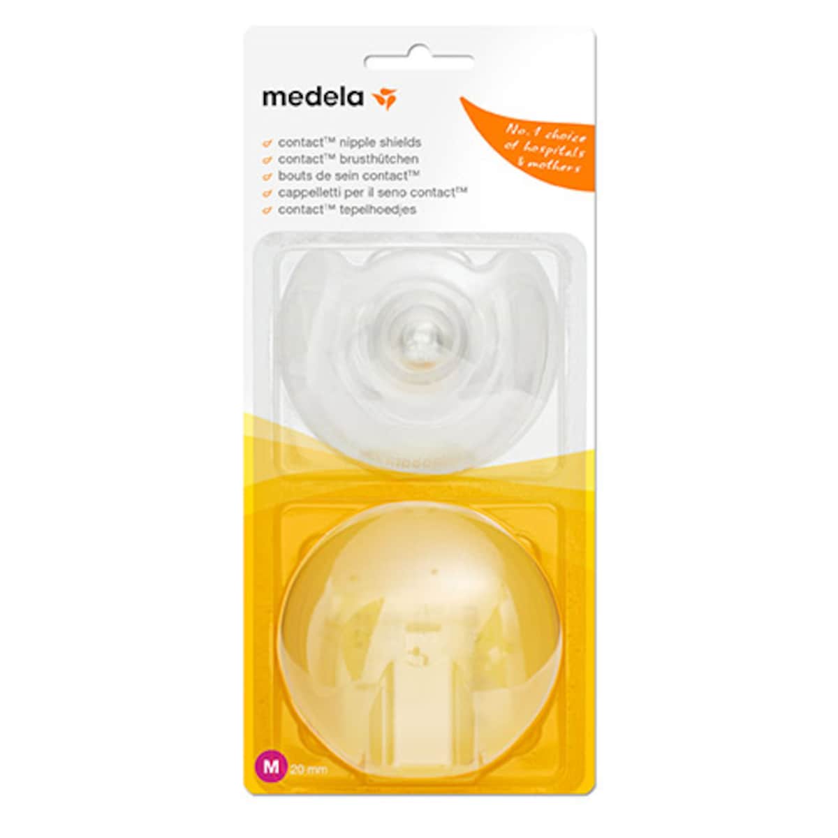Medela Contact Nipple Shields Medium 1 Pair