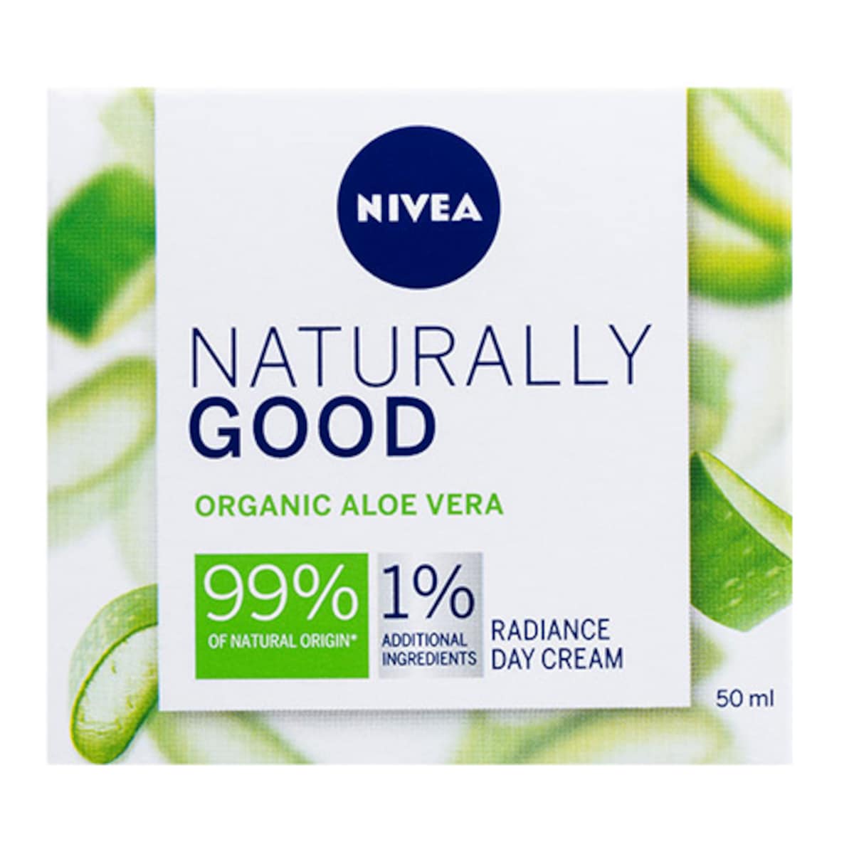 Nivea Naturally Good Radiance Day Cream with Organic Aloe Vera 50ml