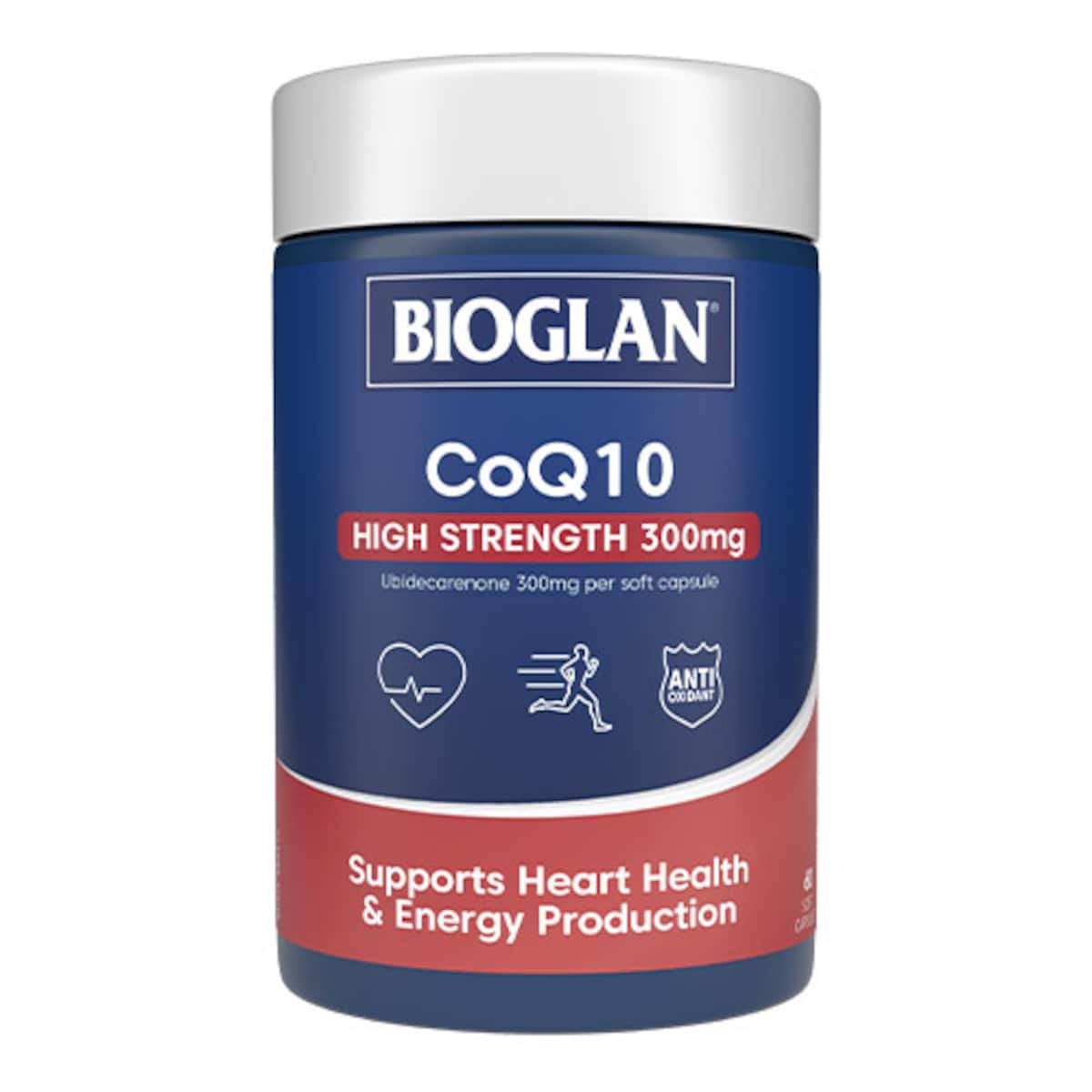 Bioglan High Strength COQ10 300mg 60 Capsules