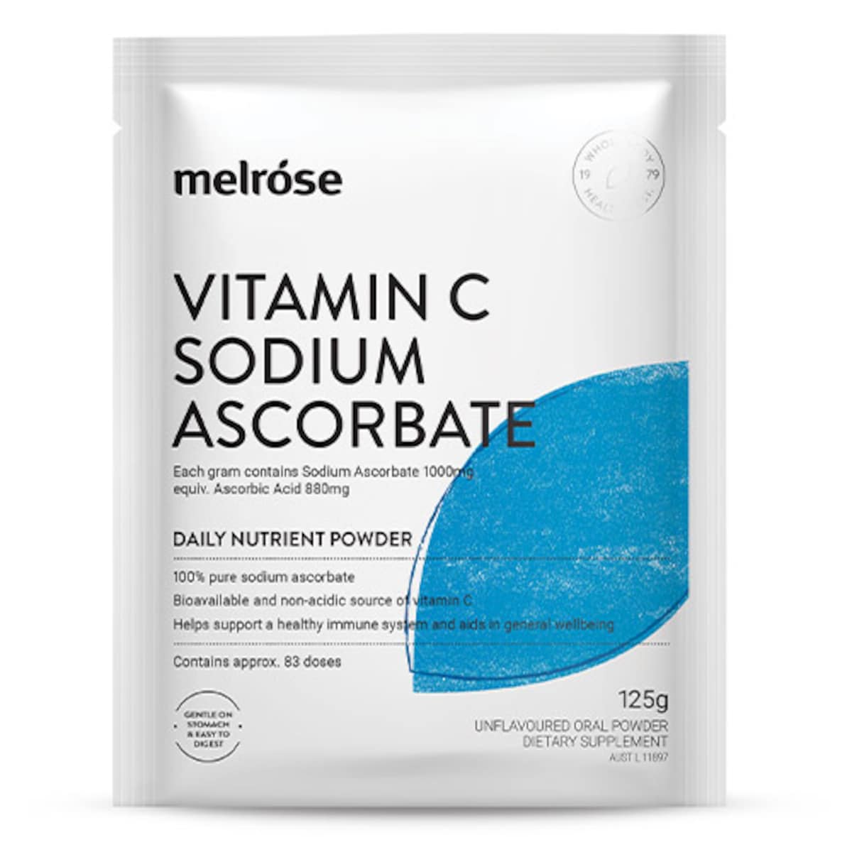 Melrose Vitamin C Sodium Ascorbate Powder 125g