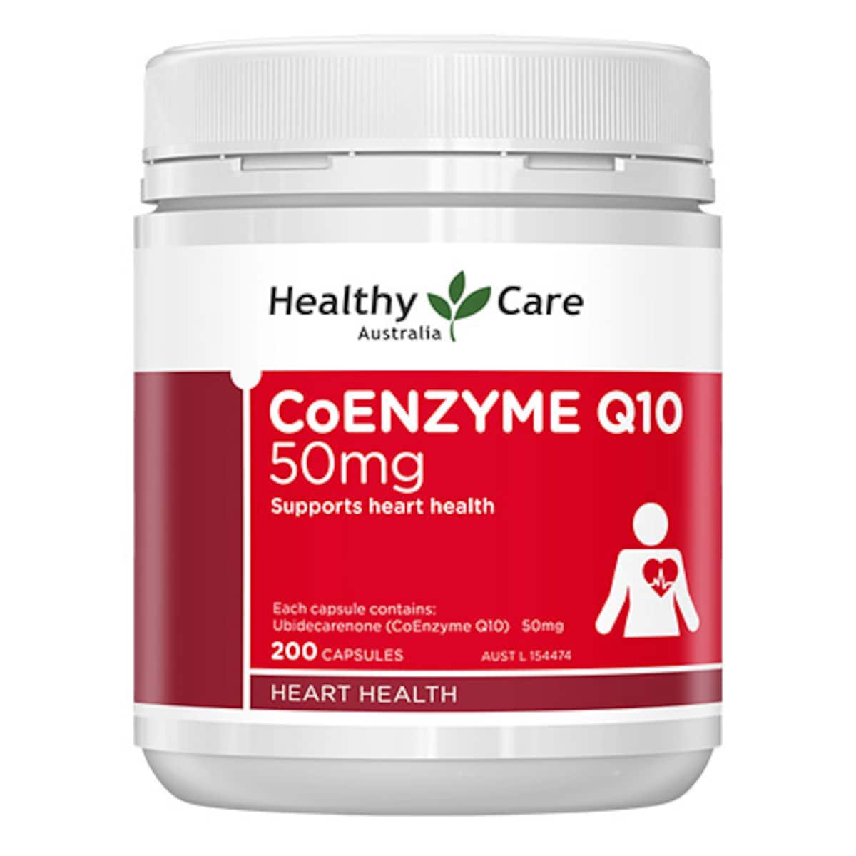 Healthy Care CoEnzyme Q10 50mg 200 Capsules