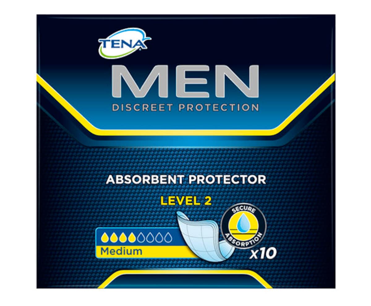Tena Men Absorbent Protector Level 2 10 Pack