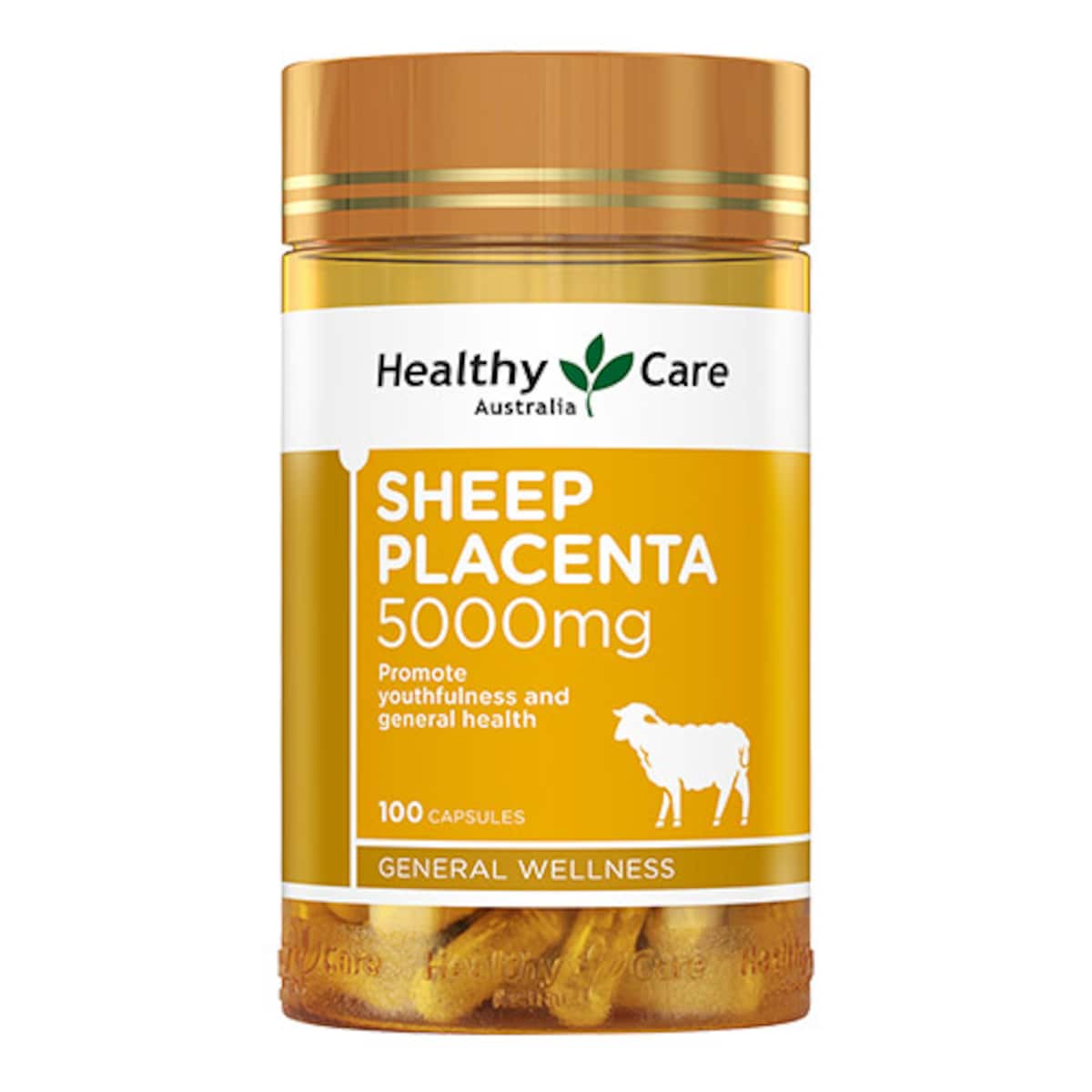 Healthy Care Sheep Placenta 5000mg 100 Capsules