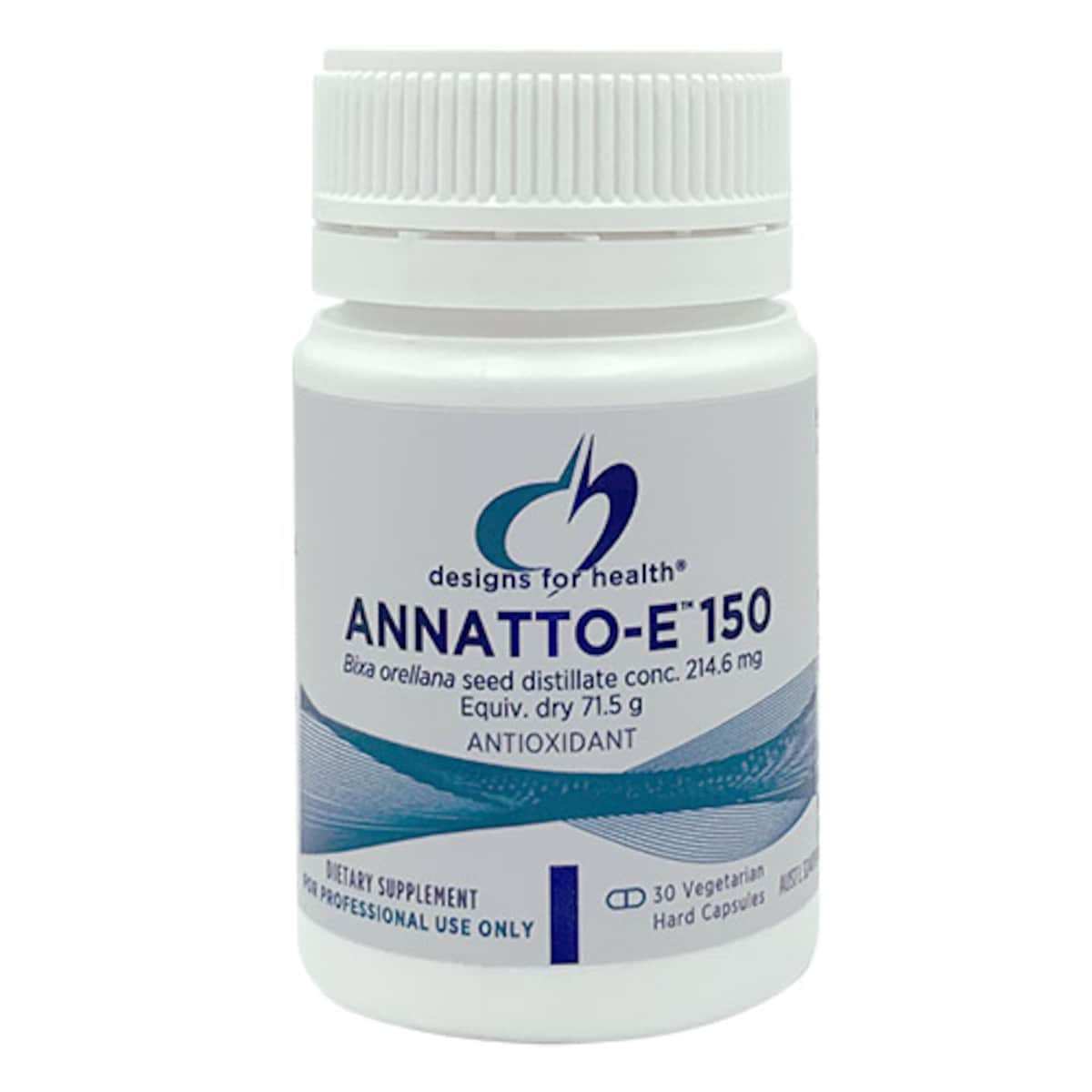 Designs for Health Annatto-E 150mg 30 Vege Hard Capsules
