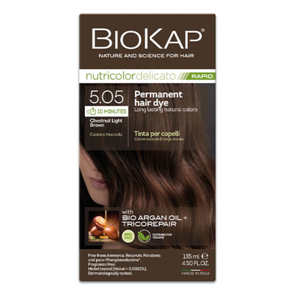 Biokap Rapid 5.05 Chestnut Light Brown 135ml