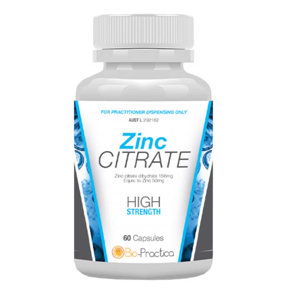 BioPractica Zinc Citrate 60 Hard Capsules