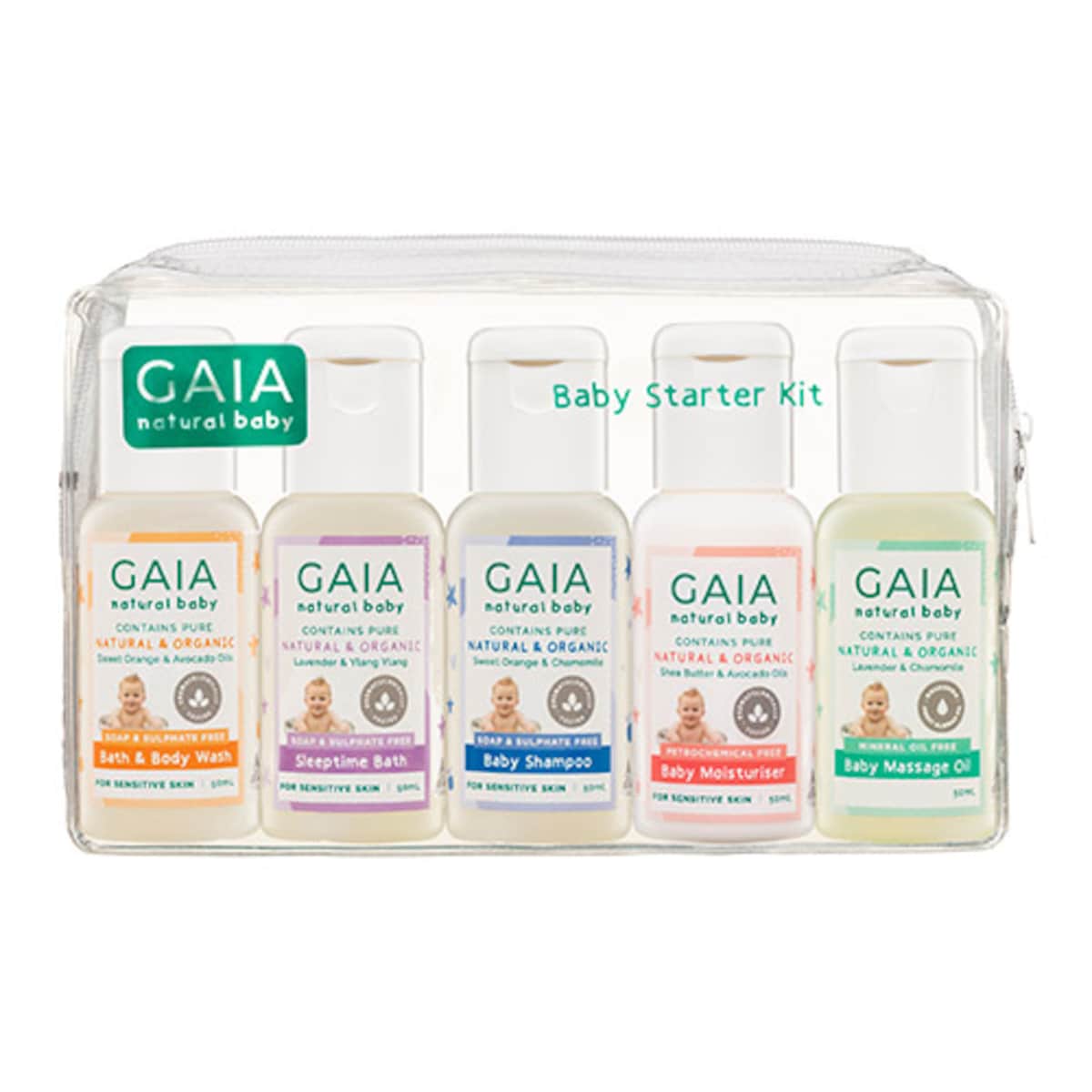 Gaia Natural Baby Starter Kit 5 x 50ml