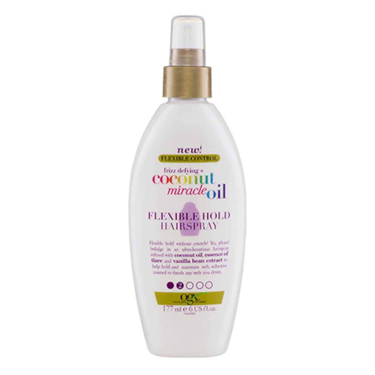 OGX Coconut Miracle Oil Flexible Hold Hairspray 177ml