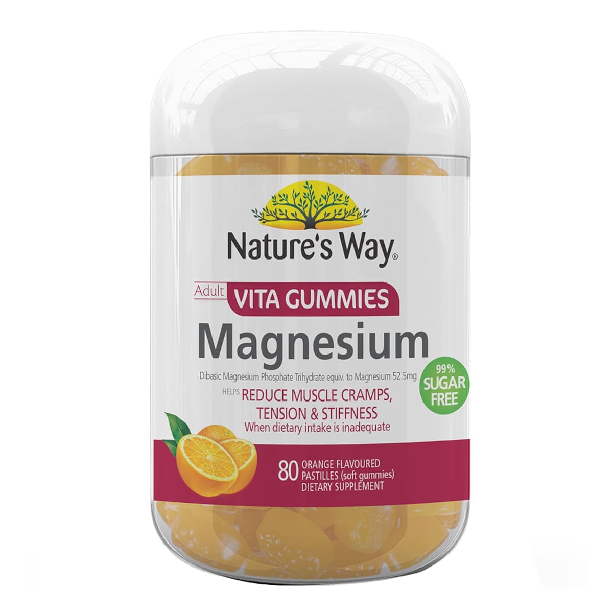 Natures Way Adult Vita Gummies Magnesium 80 Pack