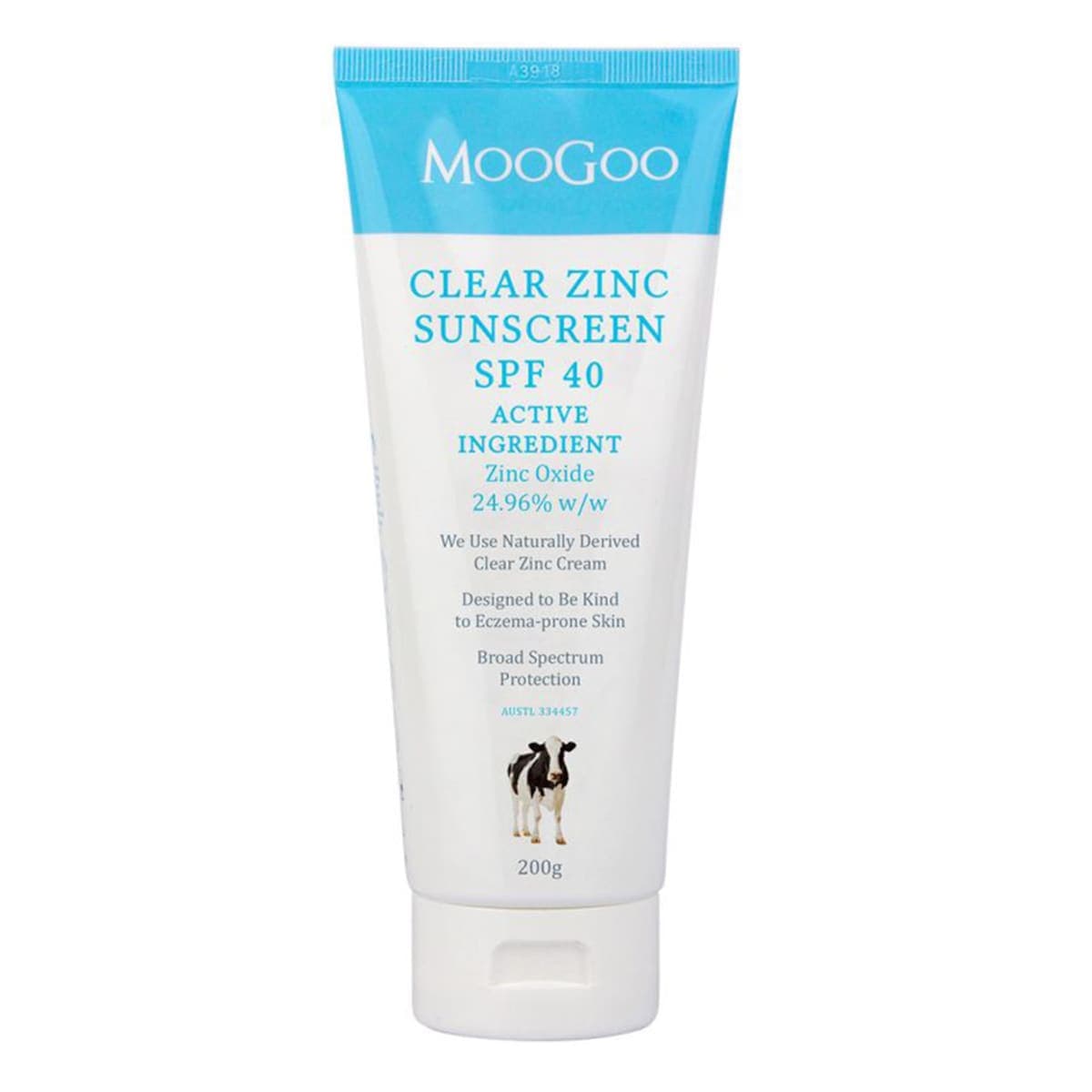 MooGoo Clear Zinc Sunscreen SPF40 200g