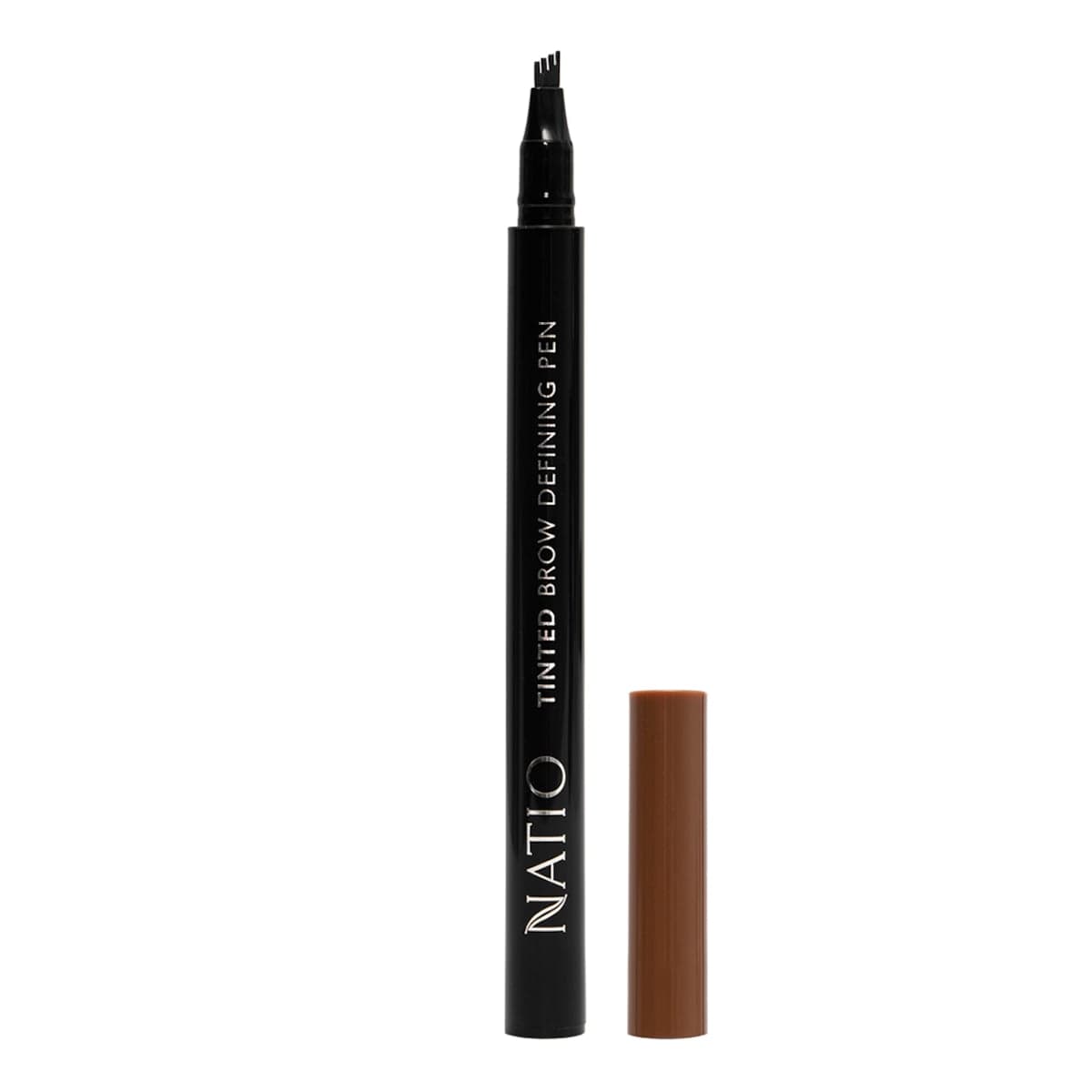 Natio Tinted Brow Defining Pen Medium Brown 0.6ml