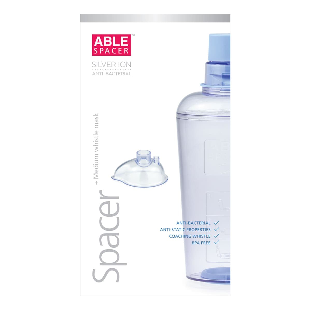 ABLE Spacer + Medium Whistle Mask