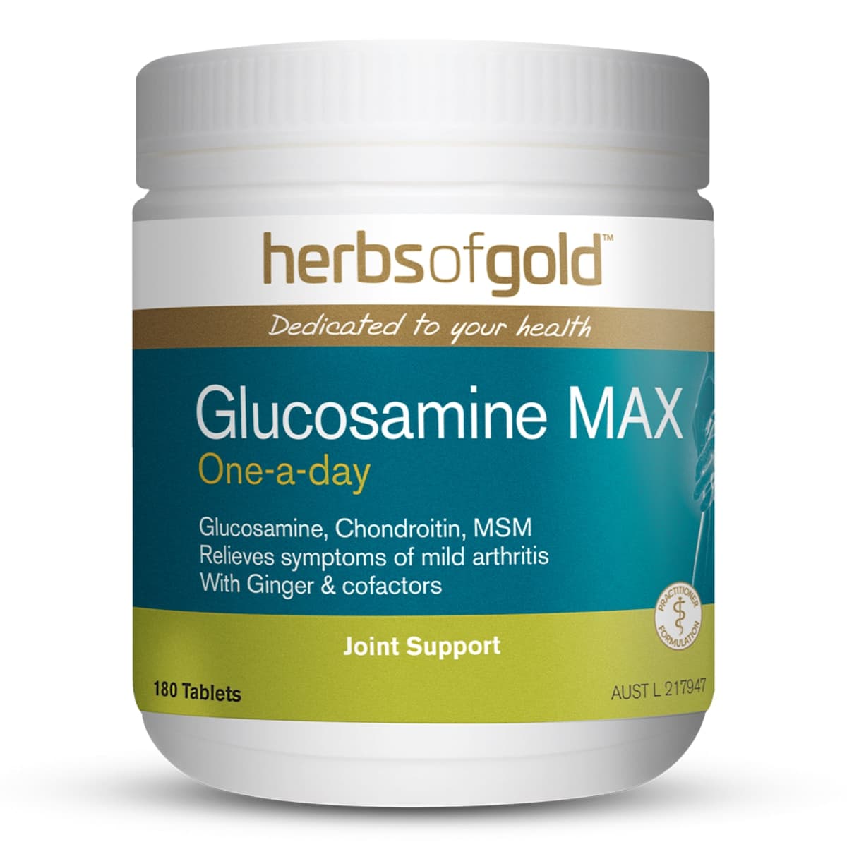 Herbs of Gold Glucosamine MAX 180 Tablets