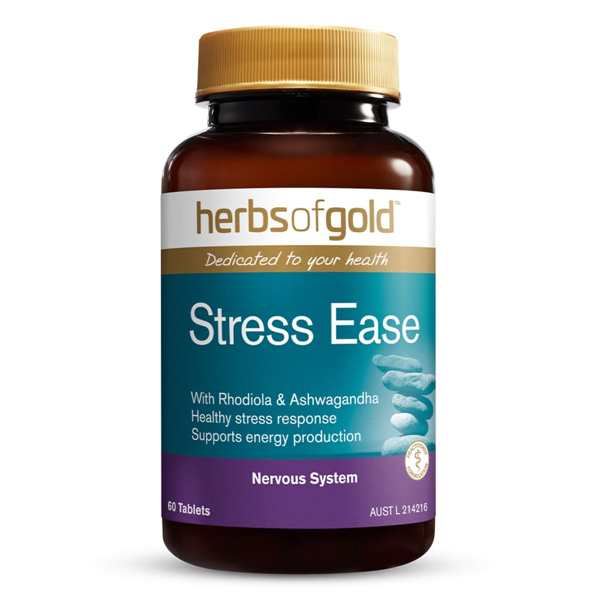 Herbs of Gold Stress Ease 60 Tablets